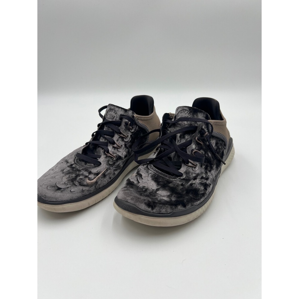 Nike Free RN 2018 Velvet Grey Olive Green Running Shoes AQ0563-020 Womens 8.5